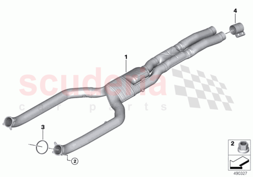 Part Diagram for Rolls Royce 18308742641