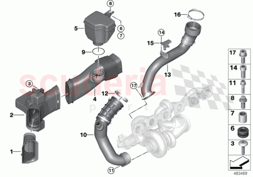Part Diagram for Rolls Royce 84 21 0300309