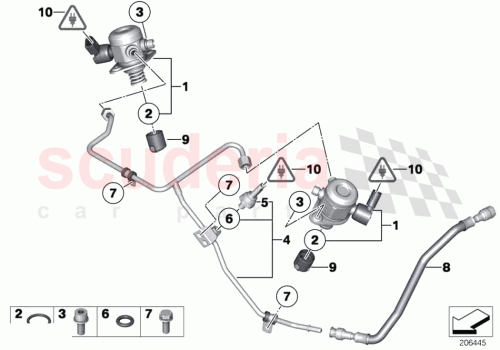 Part Diagram for Rolls Royce 13537622231