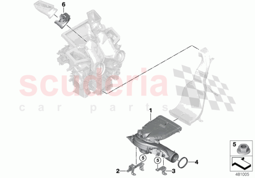 Part Diagram for Rolls Royce 64119365056