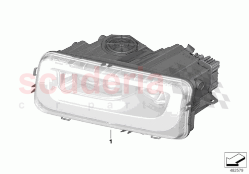 Part Diagram for Rolls Royce 63117489213