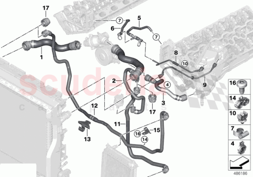 Part Diagram for Rolls Royce 17517585581