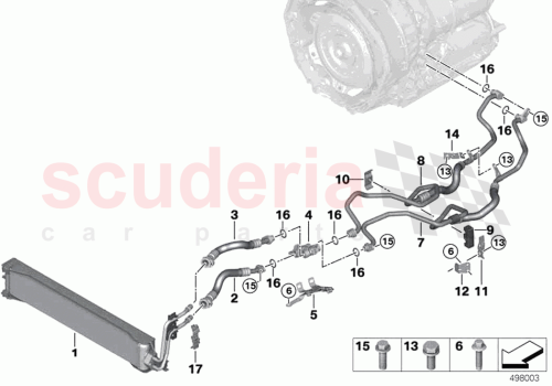 Part Diagram for Rolls Royce 17118655758