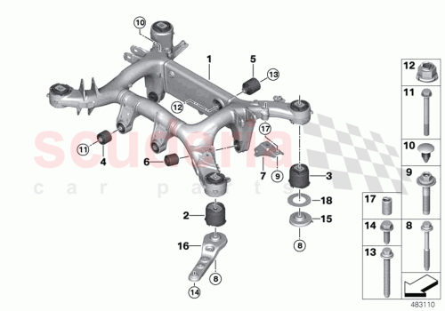 Part Diagram for Rolls Royce 33316883918