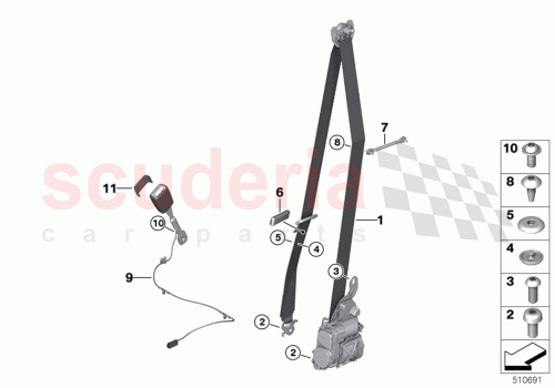 Part Diagram for Rolls Royce 72117359090