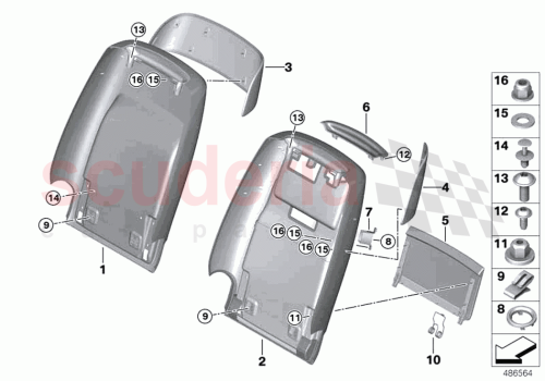 Part Diagram for Rolls Royce 52107460515