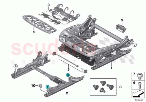Part Diagram for Rolls Royce 52107382009