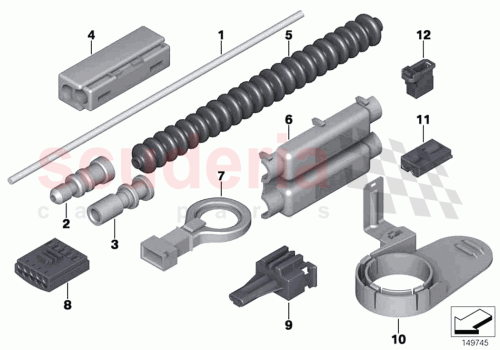 Part Diagram for Rolls Royce 61136906554