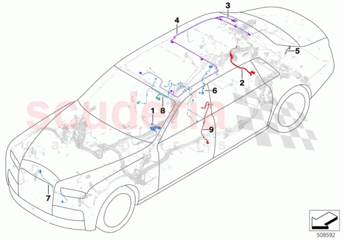 Part Diagram for Rolls Royce 61118783624