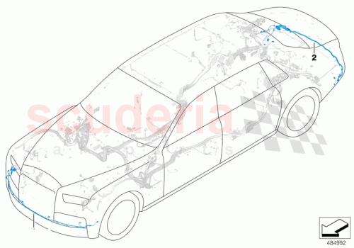 Part Diagram for Rolls Royce 61128795538