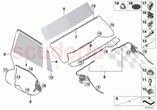 Part Diagram for Rolls Royce 51467495452