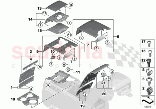 Part Diagram for Rolls Royce 51166831973