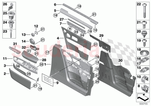 Part Diagram for Rolls Royce 51415A56CC9