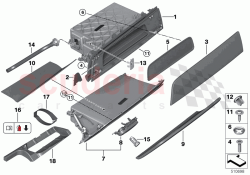 Part Diagram for Rolls Royce 51166825390