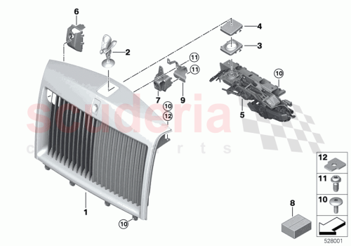 Part Diagram for Rolls Royce 51115A01555