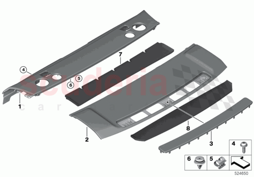 Part Diagram for Rolls Royce 51467478217