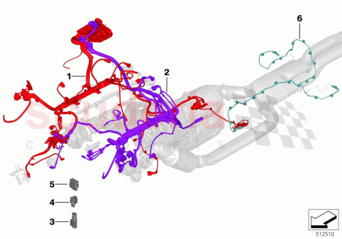 Part Diagram for Rolls Royce 12518645394