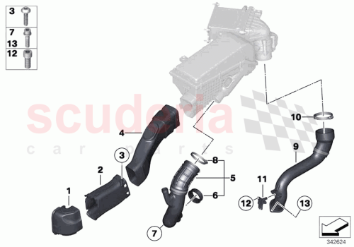 Part Diagram for Rolls Royce 13718619936
