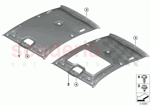 Part Diagram for Rolls Royce 51447401017