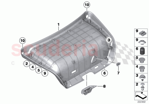 Part Diagram for Rolls Royce 51497330723